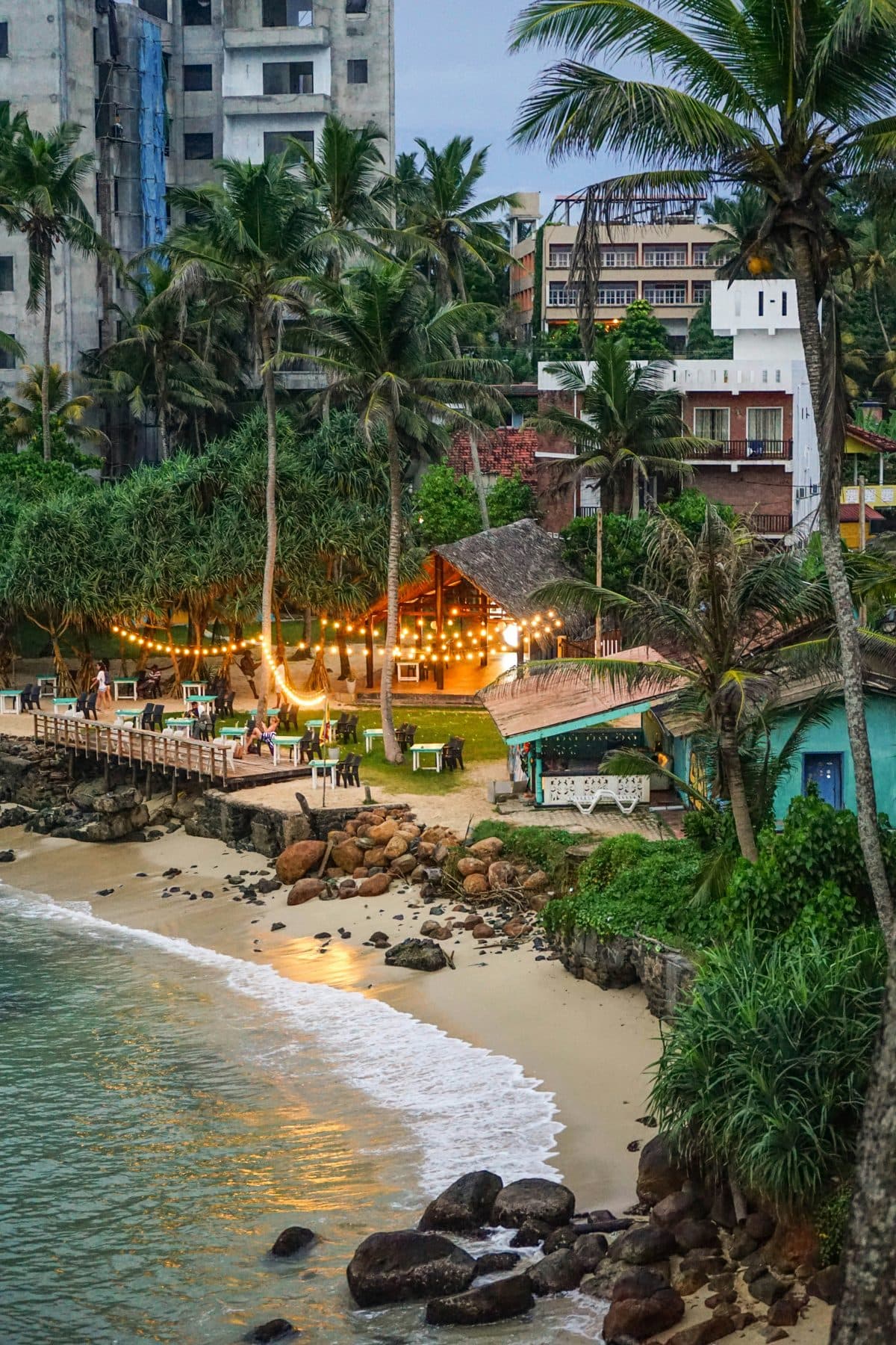 Beachfront evening, southern coast